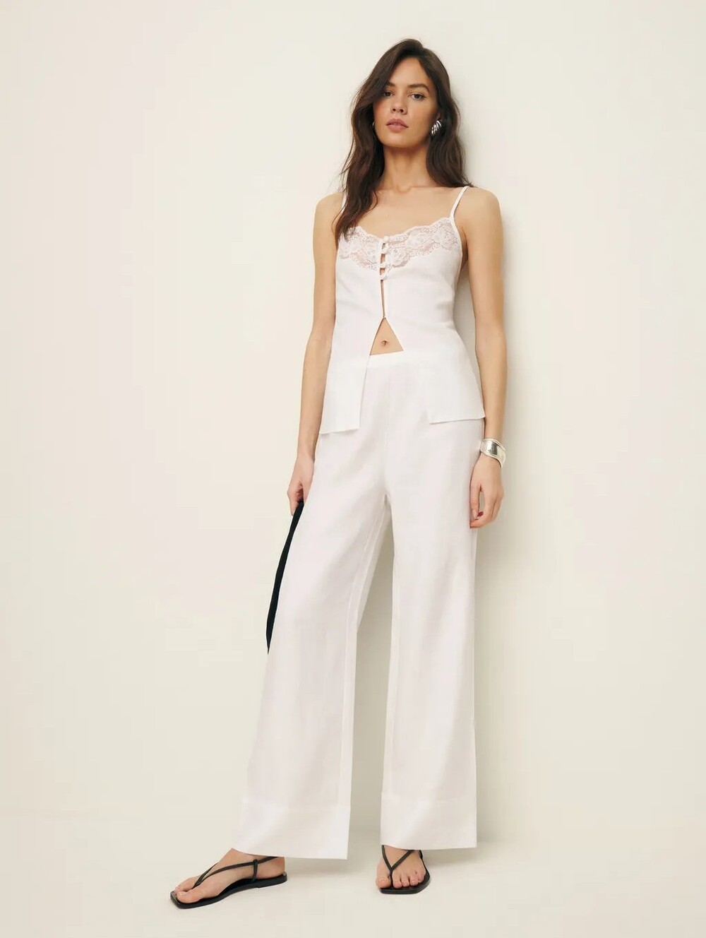 Reformation Tess Linen Two Piece Set Size 10